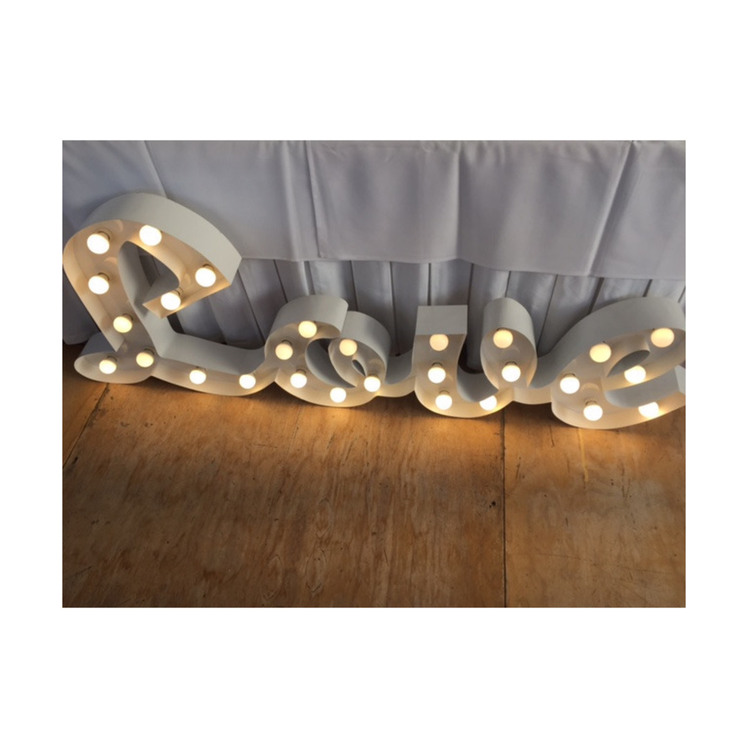 Light Letters - LOVE - Silver image 0